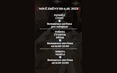 Nové změny od 6.10.2025